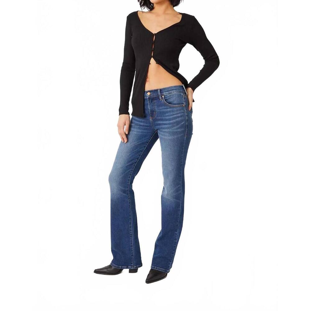 NEW LEVEL99 elle midrise bootcut jeans in dashing blue